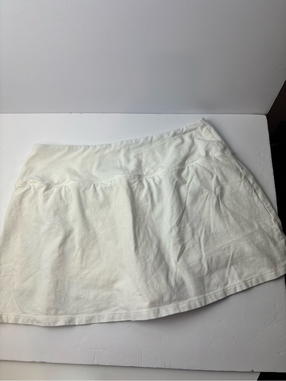 wild fable White Cotton Mini Skirt